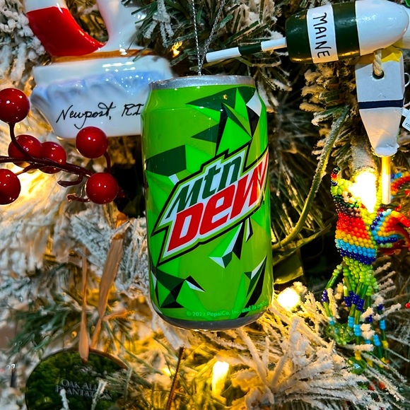 NWT Mountain Dew Christmas Ornament - Picture 1 of 3